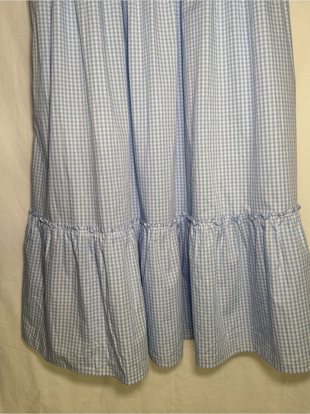 Hill House Home The Louisa Nap Dress Hydrangea Gingham Size Large L Like New - Picture 7 of 8